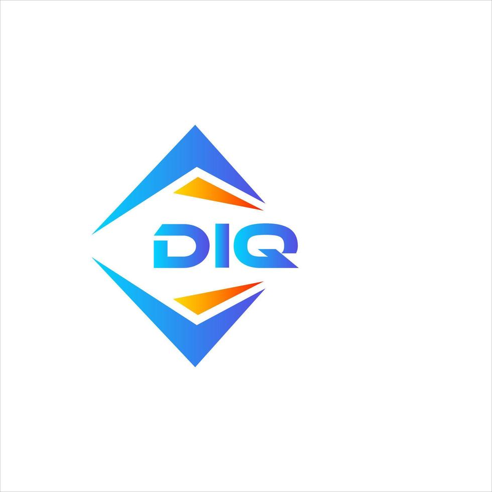 diq abstract technologie logo ontwerp Aan wit achtergrond. diq creatief initialen brief logo concept. vector