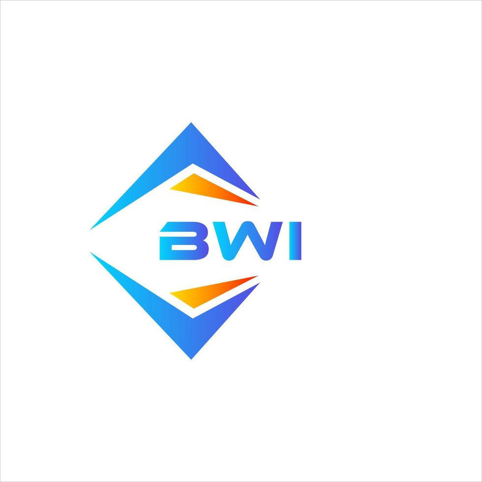 bwi abstract technologie logo ontwerp Aan wit achtergrond. bwi creatief initialen brief logo concept. vector