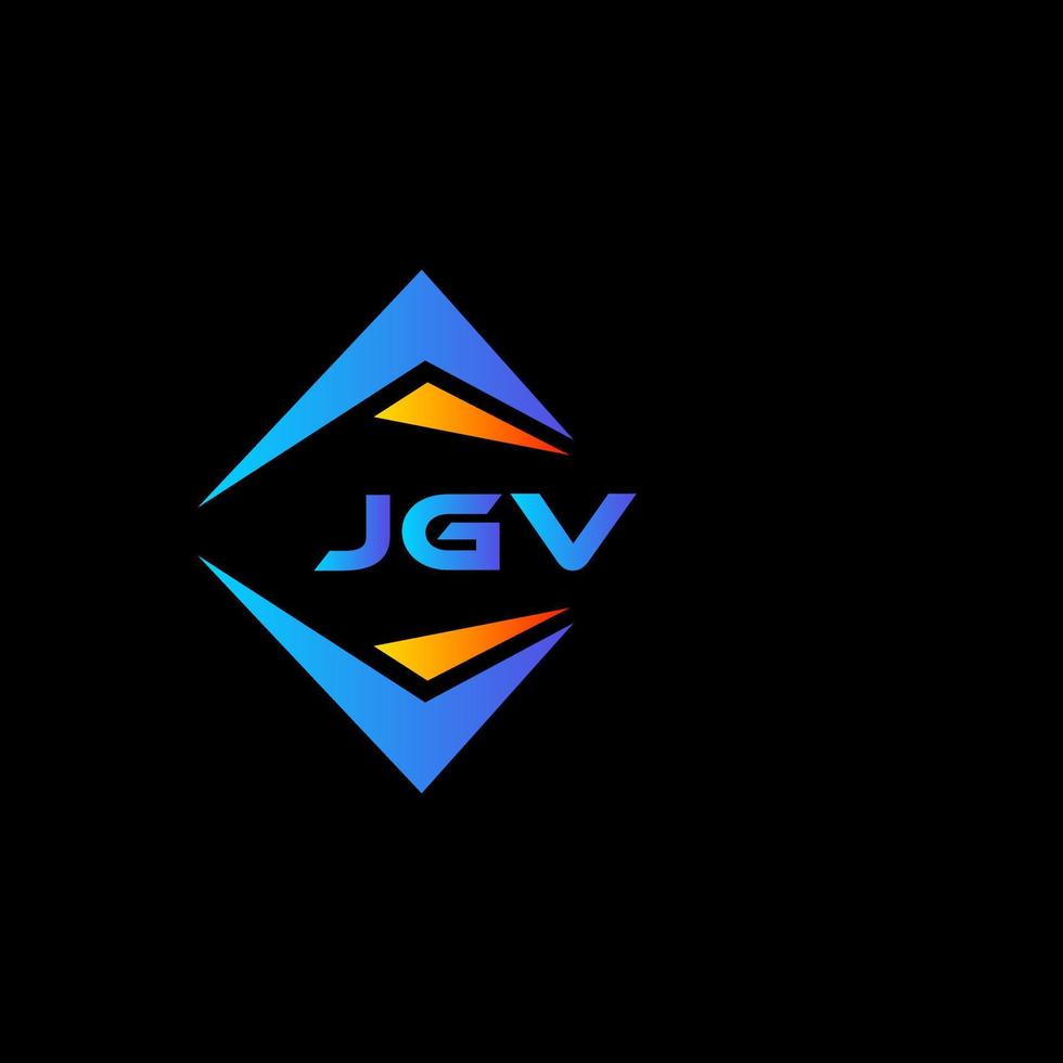 jgv abstract technologie logo ontwerp Aan zwart achtergrond. jgv creatief initialen brief logo concept. vector