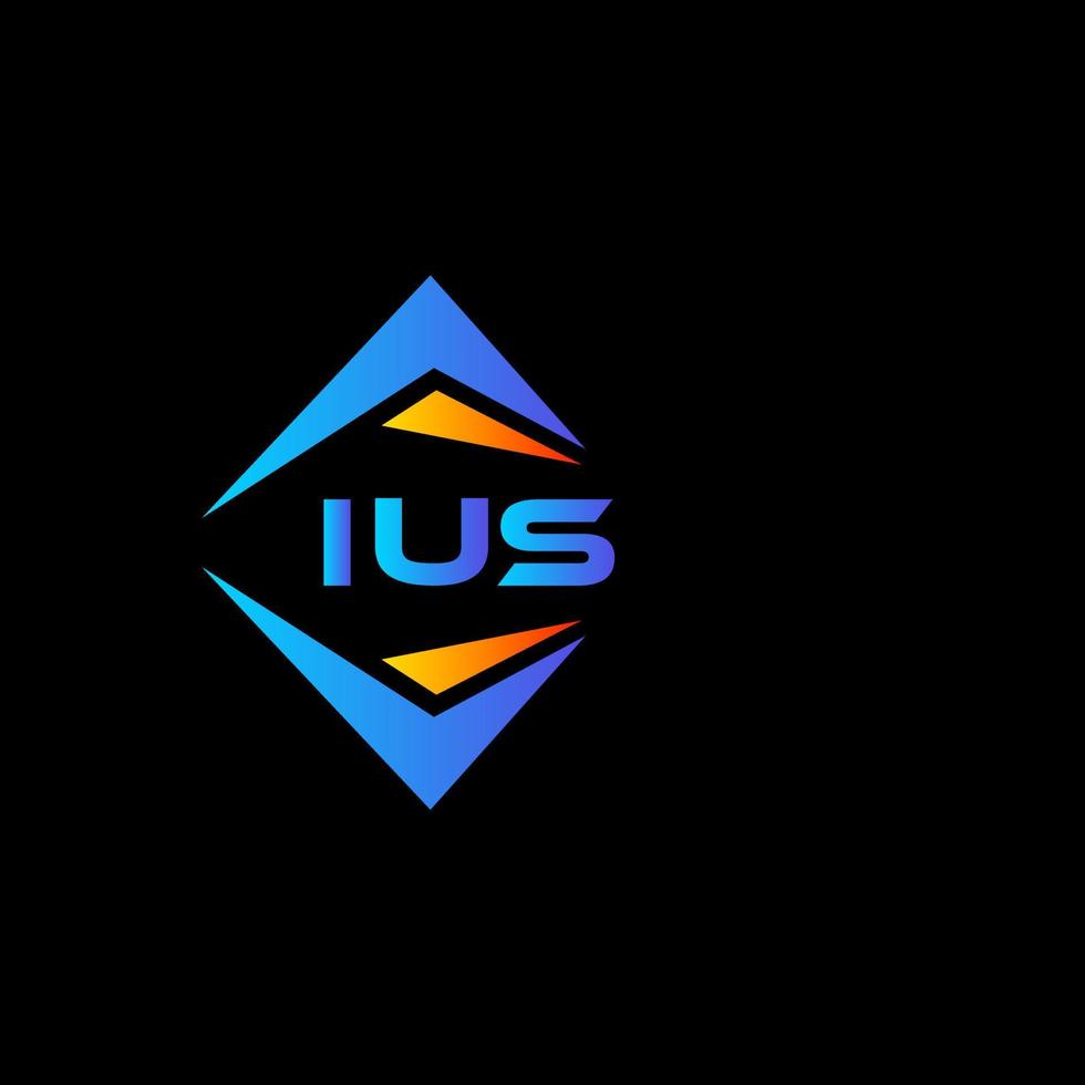 ius abstract technologie logo ontwerp Aan wit achtergrond. ius creatief initialen brief logo concept. vector