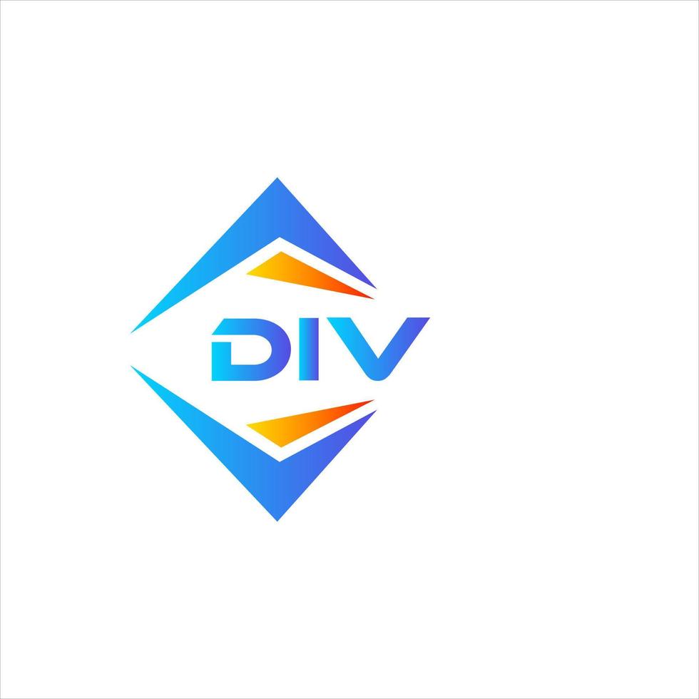 div abstract technologie logo ontwerp Aan wit achtergrond. div creatief initialen brief logo concept. vector