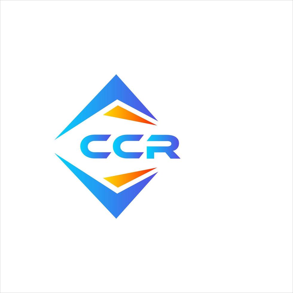 ccr abstract technologie logo ontwerp Aan wit achtergrond. ccr creatief initialen brief logo concept. vector