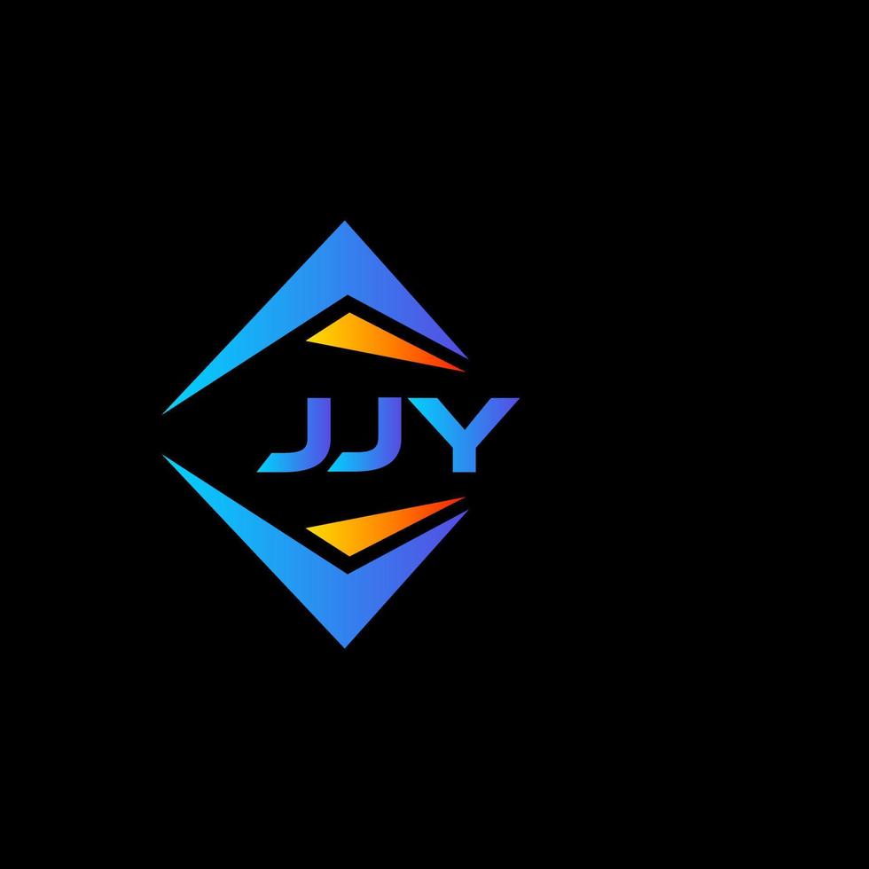 jjy abstract technologie logo ontwerp Aan zwart achtergrond. jjy creatief initialen brief logo concept. vector