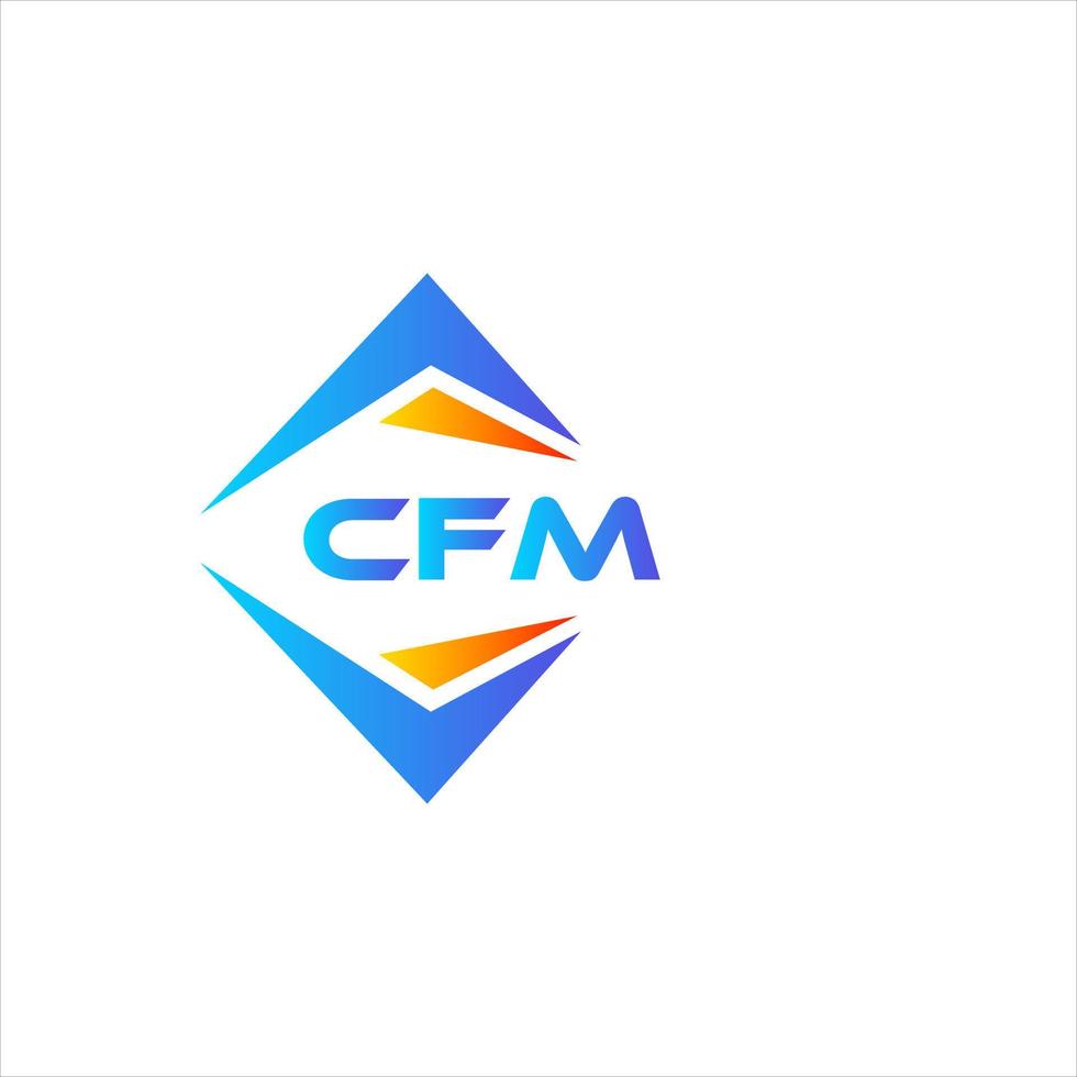 cfm abstract technologie logo ontwerp Aan wit achtergrond. cfm creatief initialen brief logo concept. vector
