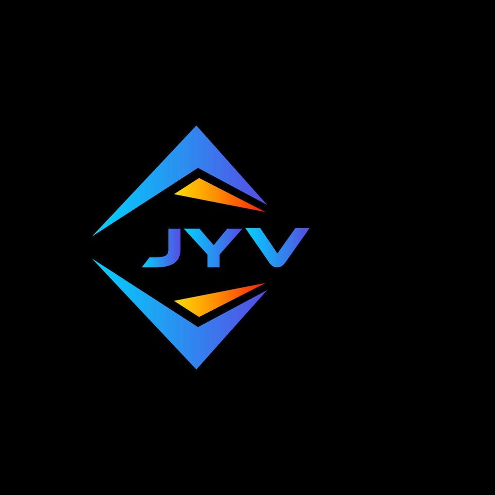 jyv abstract technologie logo ontwerp Aan zwart achtergrond. jyv creatief initialen brief logo concept. vector