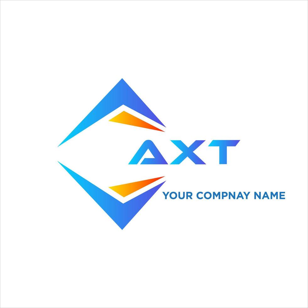 axt abstract technologie logo ontwerp Aan wit achtergrond. axt creatief initialen brief logo concept. vector