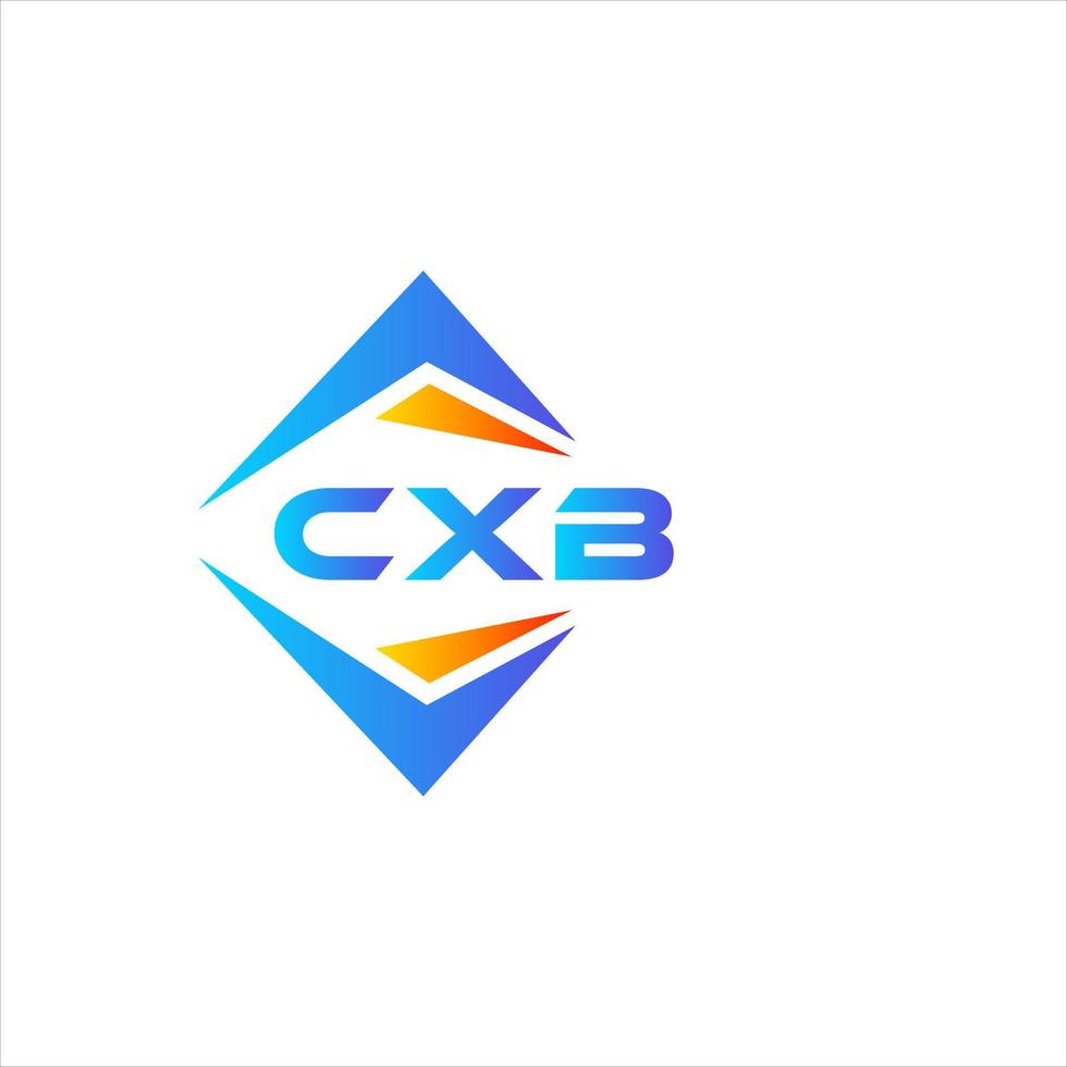 cxb abstract technologie logo ontwerp Aan wit achtergrond. cxb creatief initialen brief logo concept. vector