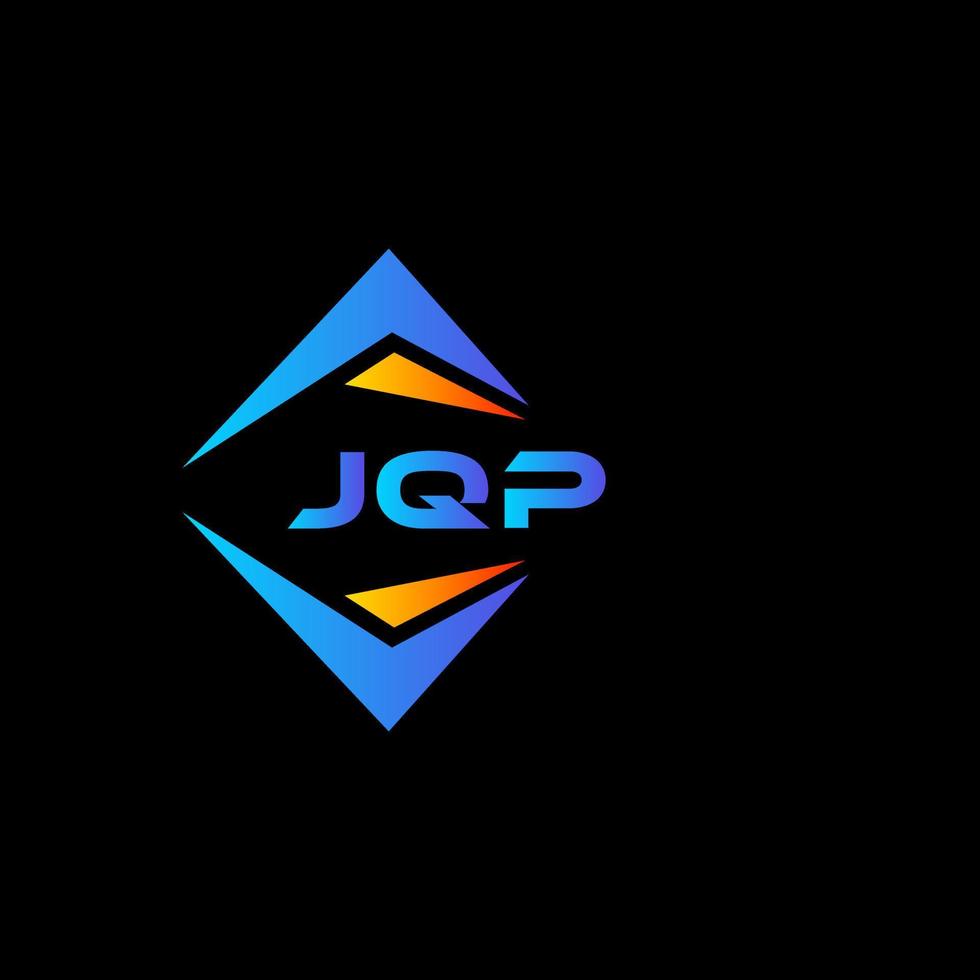 jqp abstract technologie logo ontwerp Aan zwart achtergrond. jqp creatief initialen brief logo concept. vector