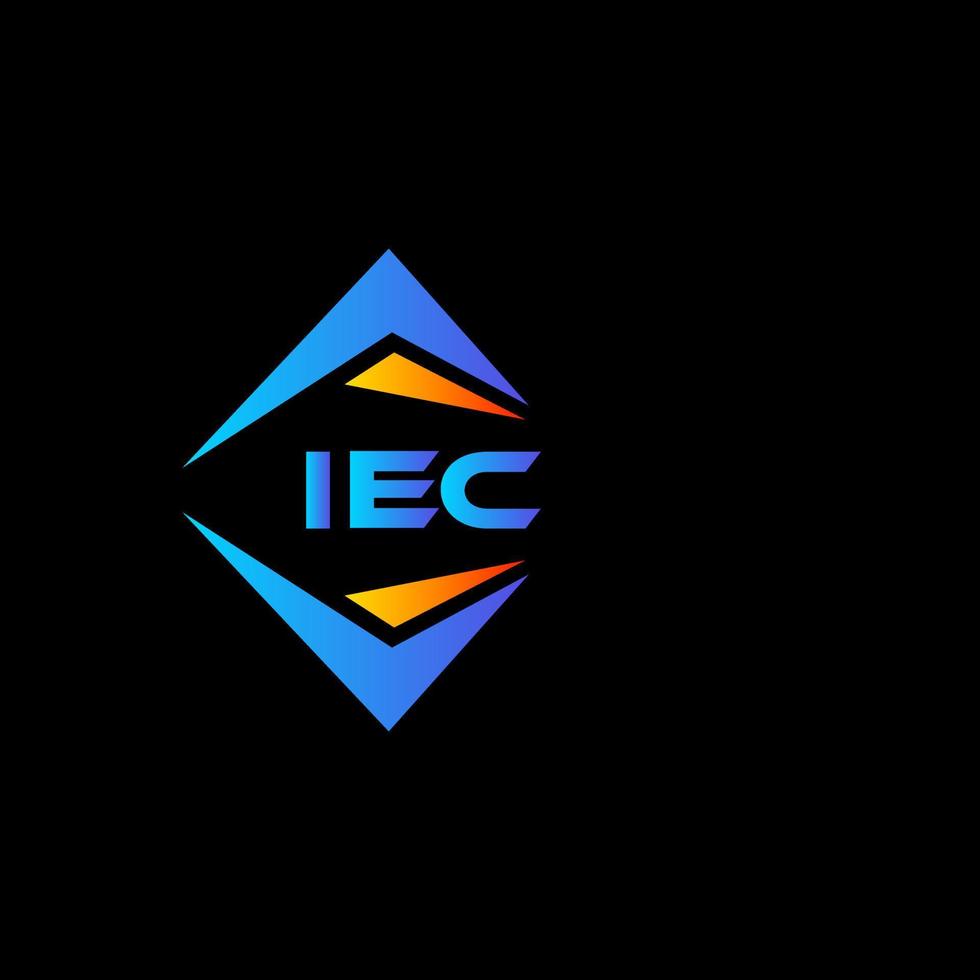 iec abstract technologie logo ontwerp Aan wit achtergrond. iec creatief initialen brief logo concept. vector