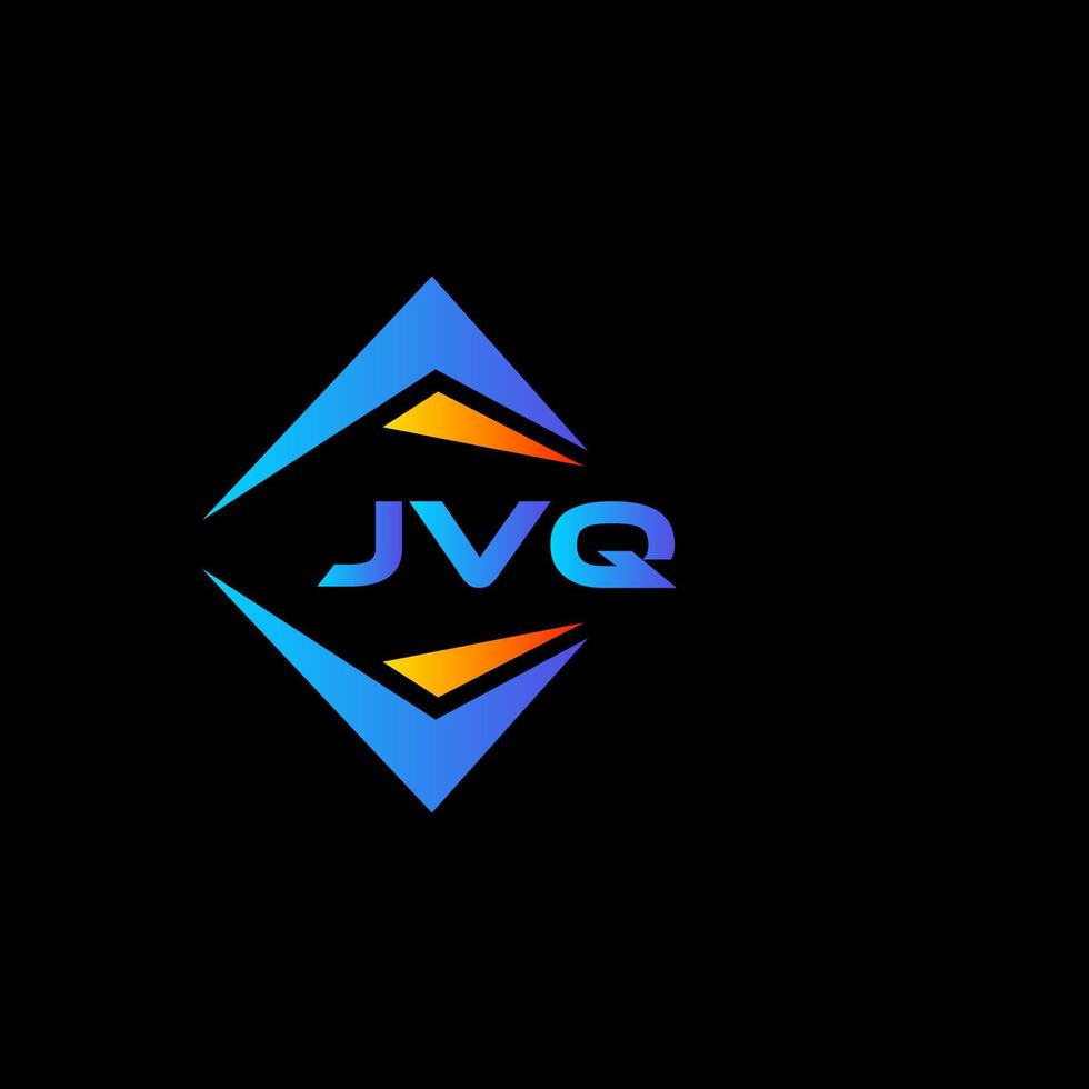 jvq abstract technologie logo ontwerp Aan zwart achtergrond. jvq creatief initialen brief logo concept. vector