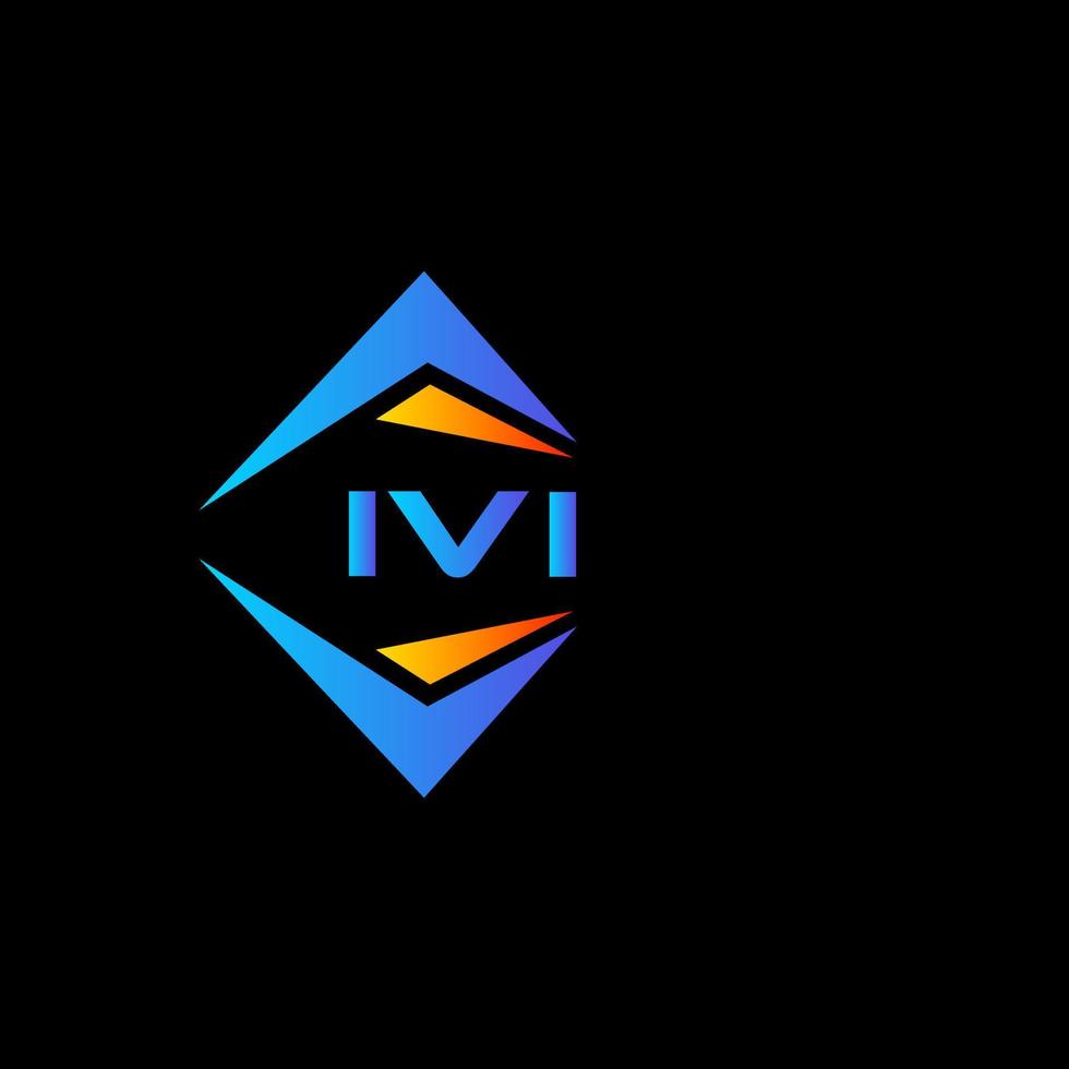 ivi abstract technologie logo ontwerp Aan wit achtergrond. ivi creatief initialen brief logo concept. vector