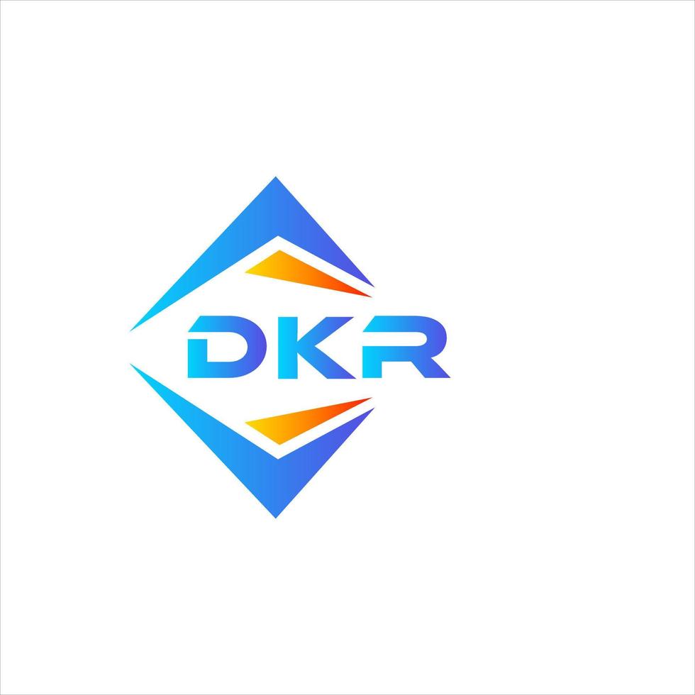 dkr abstract technologie logo ontwerp Aan wit achtergrond. dkr creatief initialen brief logo concept. vector