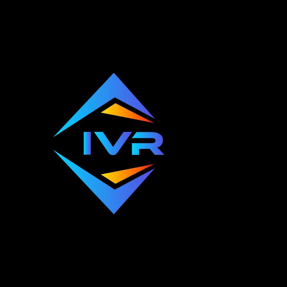 ivr abstract technologie logo ontwerp Aan wit achtergrond. ivr creatief initialen brief logo concept. vector
