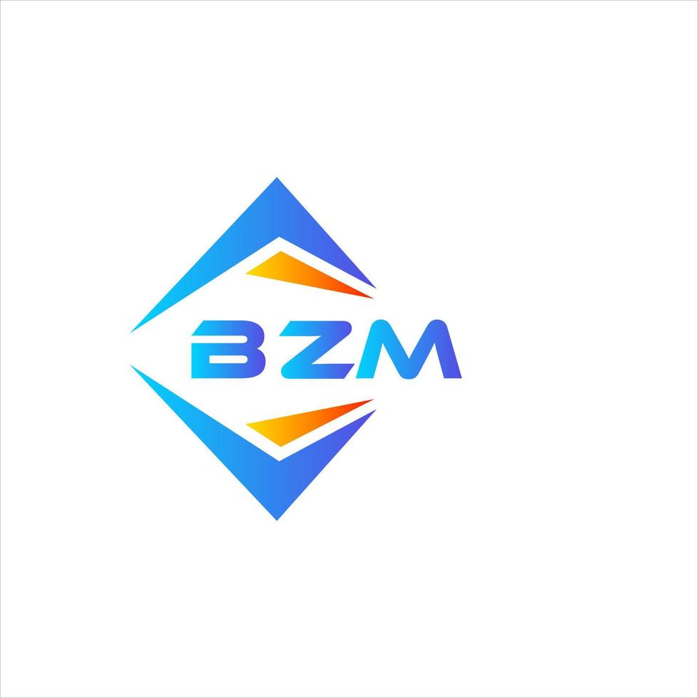 bzm abstract technologie logo ontwerp Aan wit achtergrond. bzm creatief initialen brief logo concept. vector