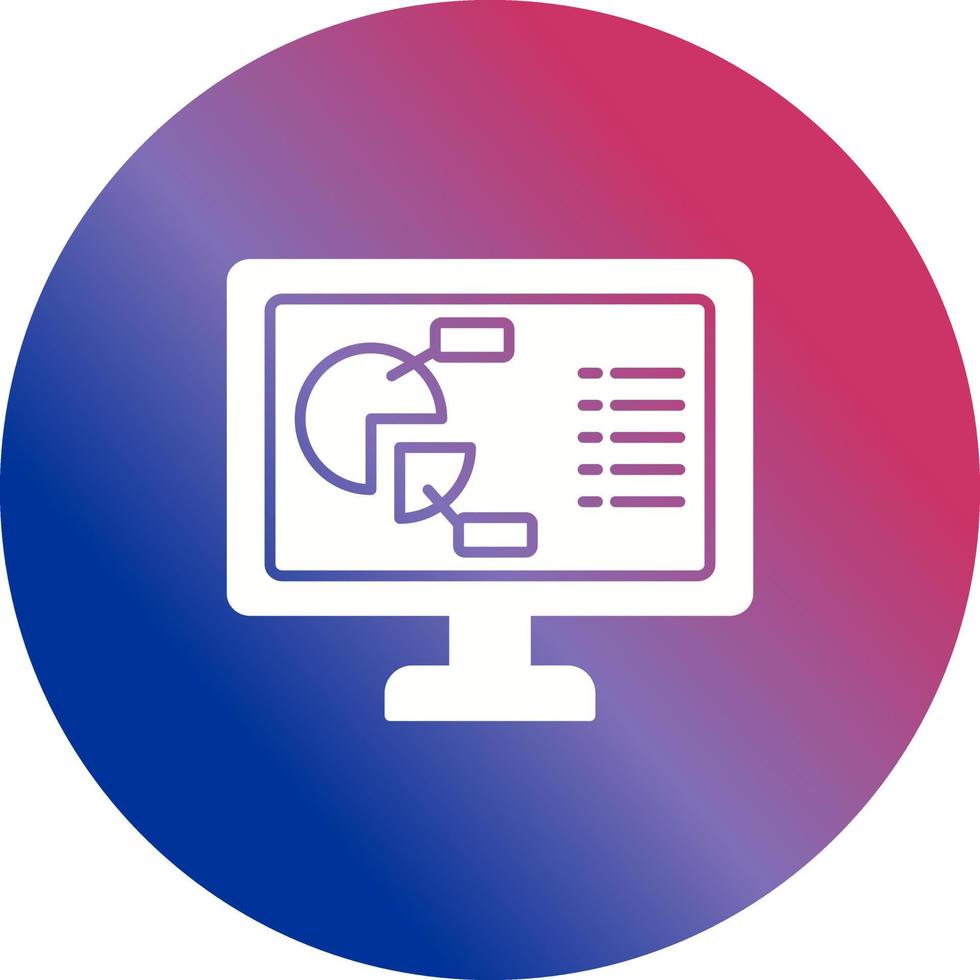 cirkeldiagram vector pictogram