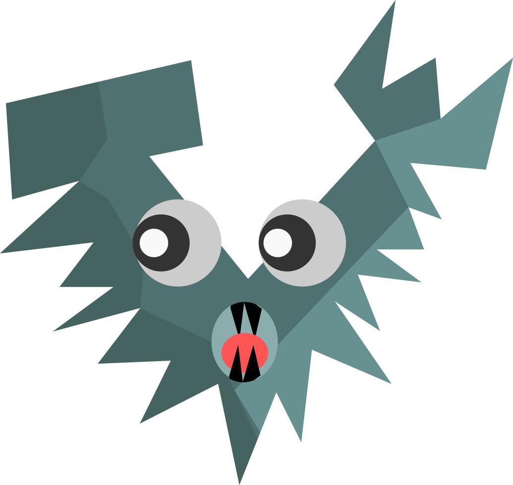 monster karakter. karakter. monsters icoon. oog monsters. brief monsters. alfabet. vector