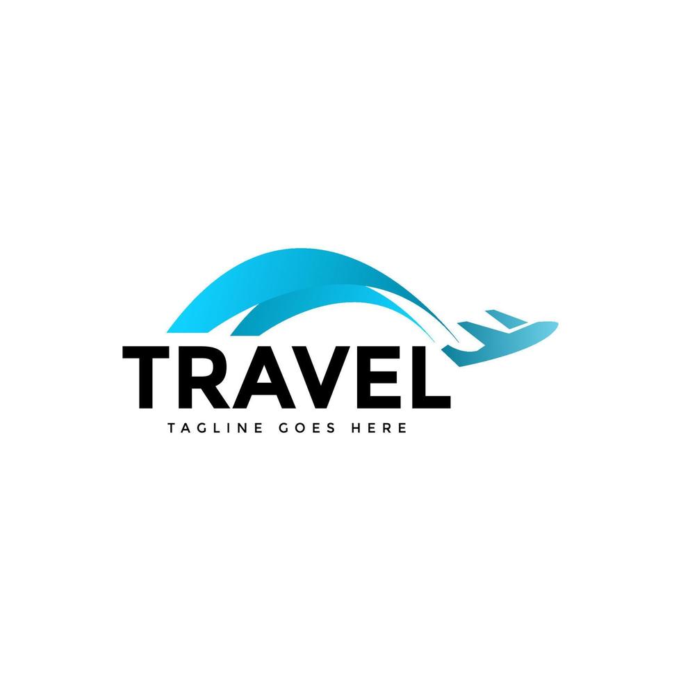 modern gekleurde reizen agentschap bedrijf logo. vervoer, logistiek levering logo ontwerp vector