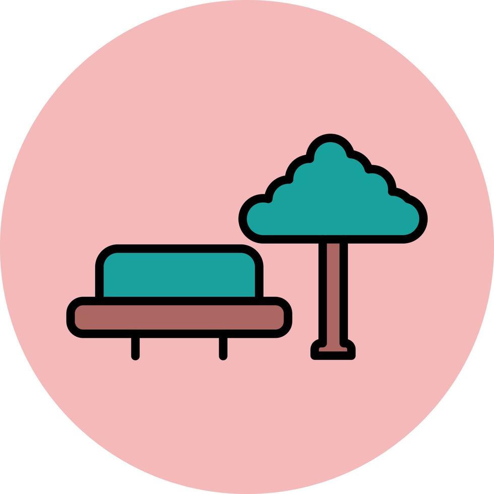 park vector pictogram