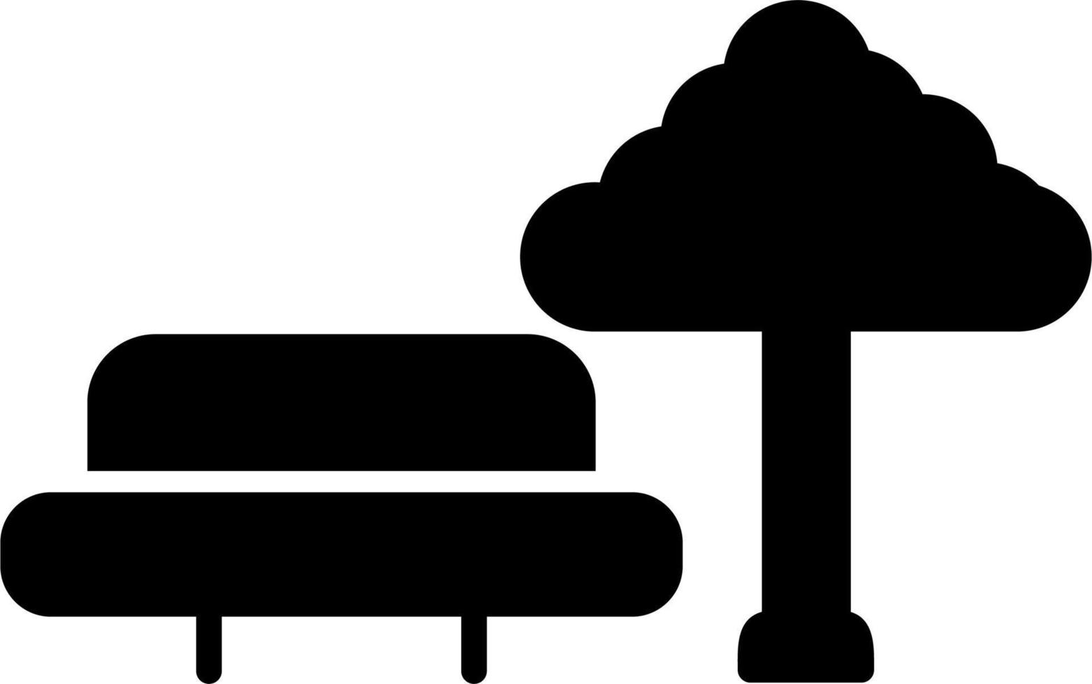 park vector pictogram