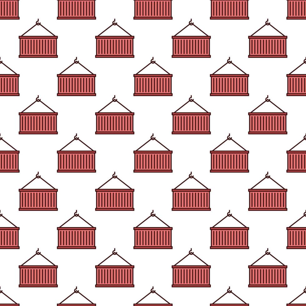 rood containers vector Verzending concept naadloos patroon