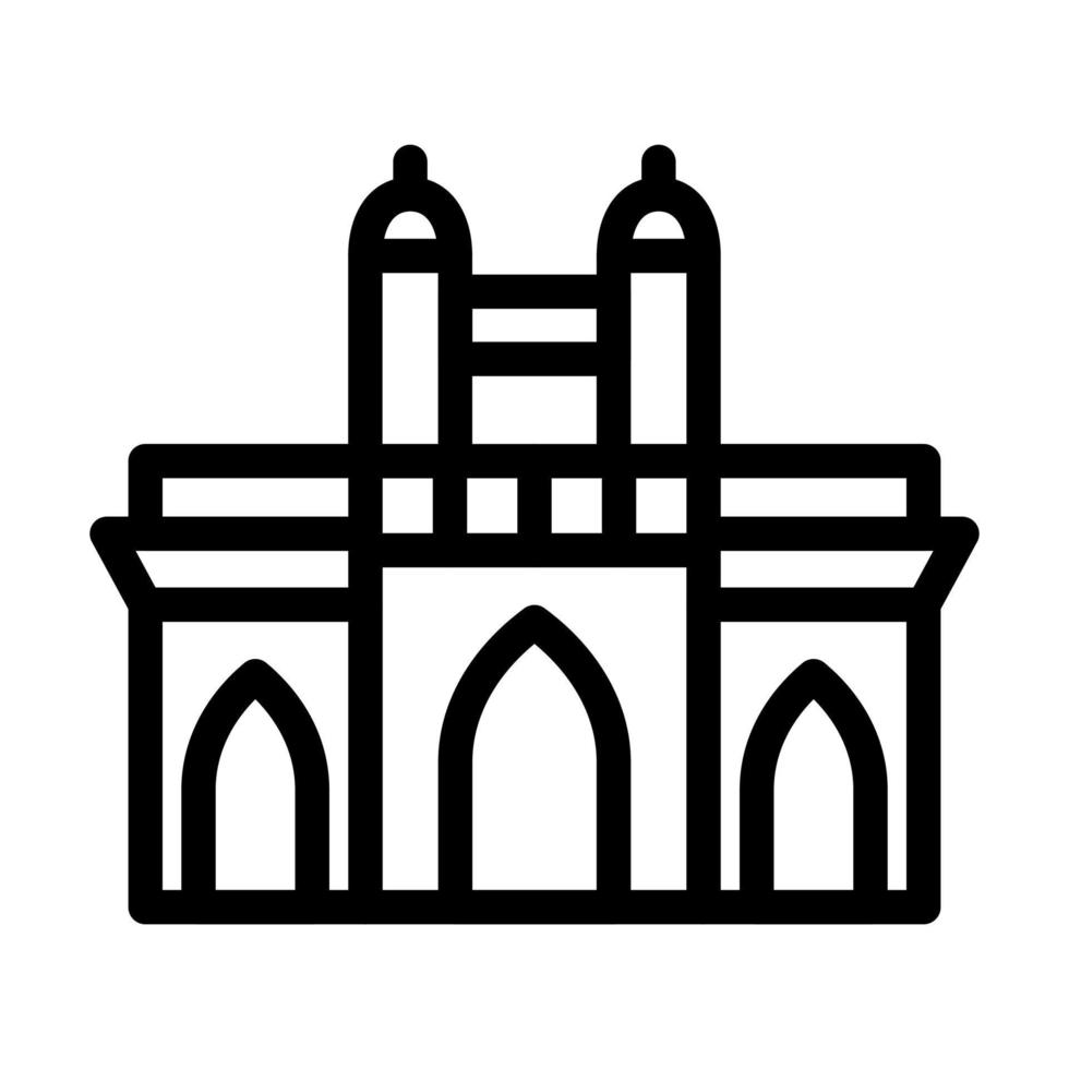 Mumbai icoon ontwerp vector