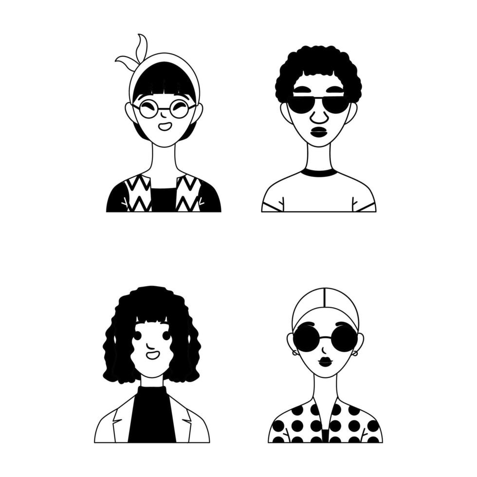 set avatars vector