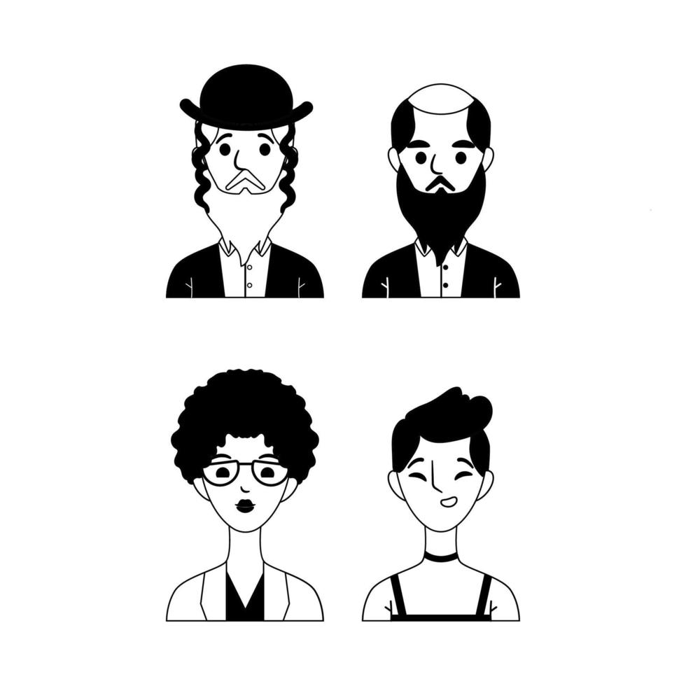 set avatars vector