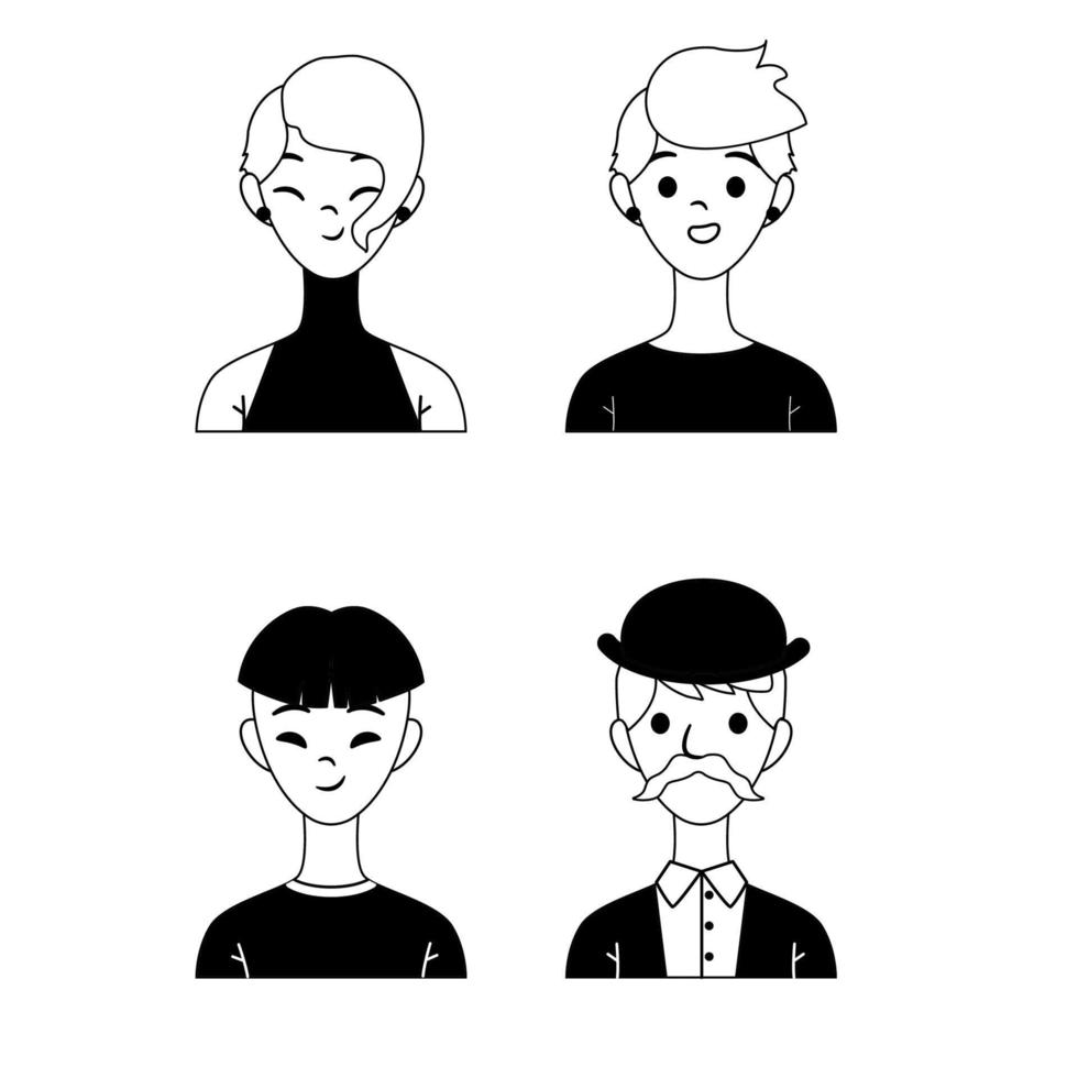 set avatars vector