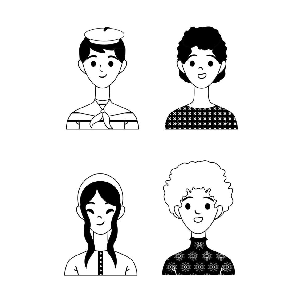 set avatars vector