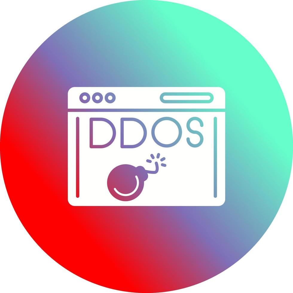 ddos aanval vector icoon