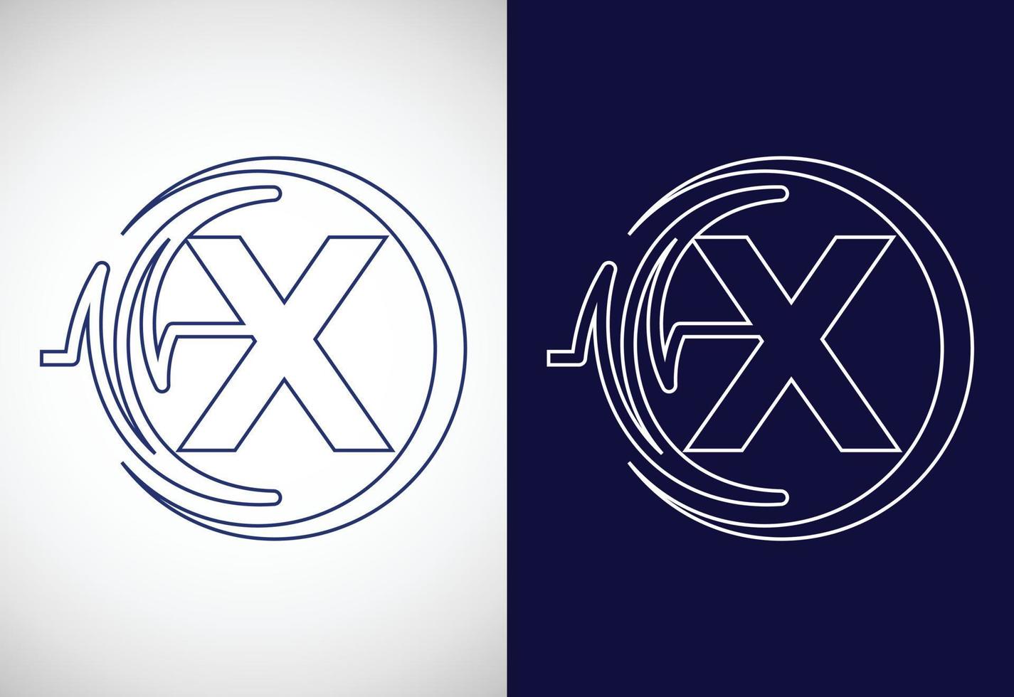 eerste X alfabet met Gezondheid pols. lijn kunst hartslag logo ontwerp. logo voor medisch of Gezondheid bedrijf vector