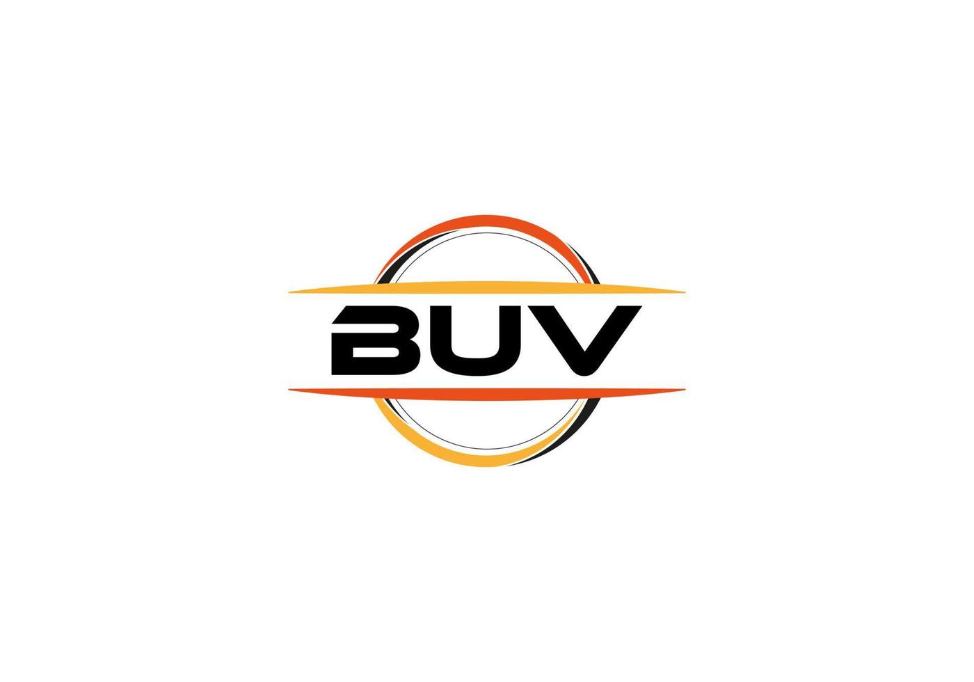 buv brief royalty mandala vorm logo. buv borstel kunst logo. buv logo voor een bedrijf, bedrijf, en reclame gebruiken. vector
