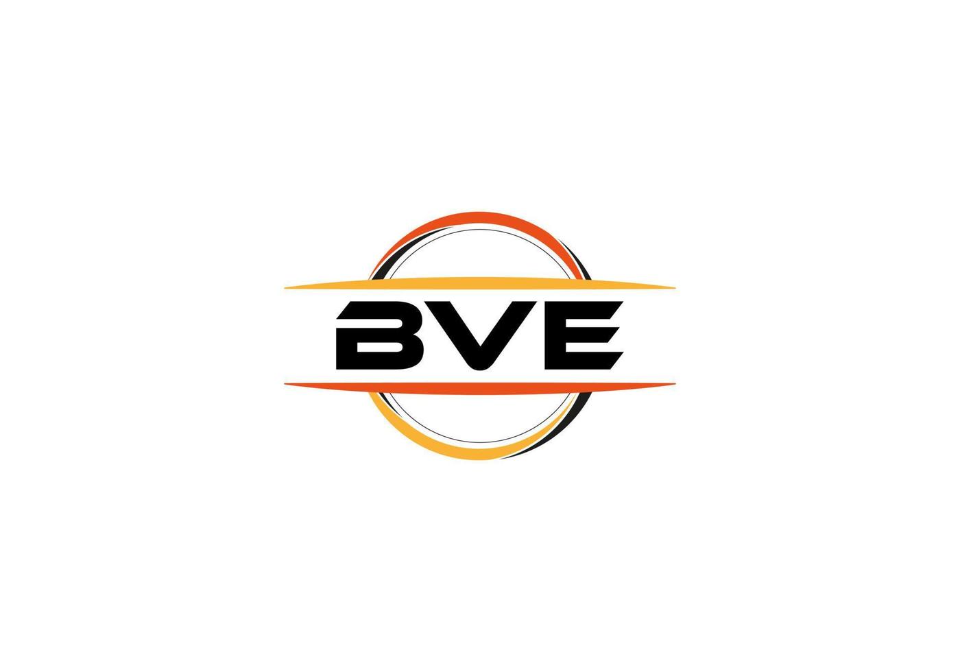 bve brief royalty mandala vorm logo. bve borstel kunst logo. bve logo voor een bedrijf, bedrijf, en reclame gebruiken. vector