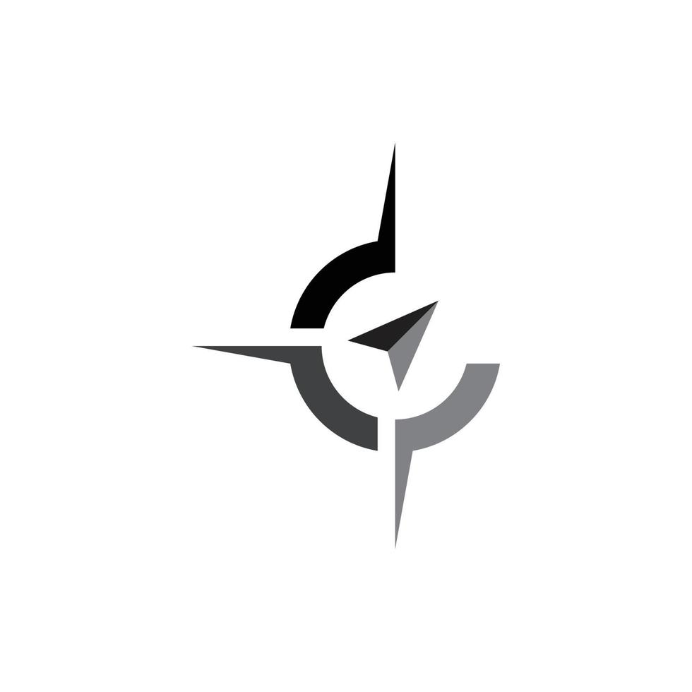 kompas logo sjabloon vector