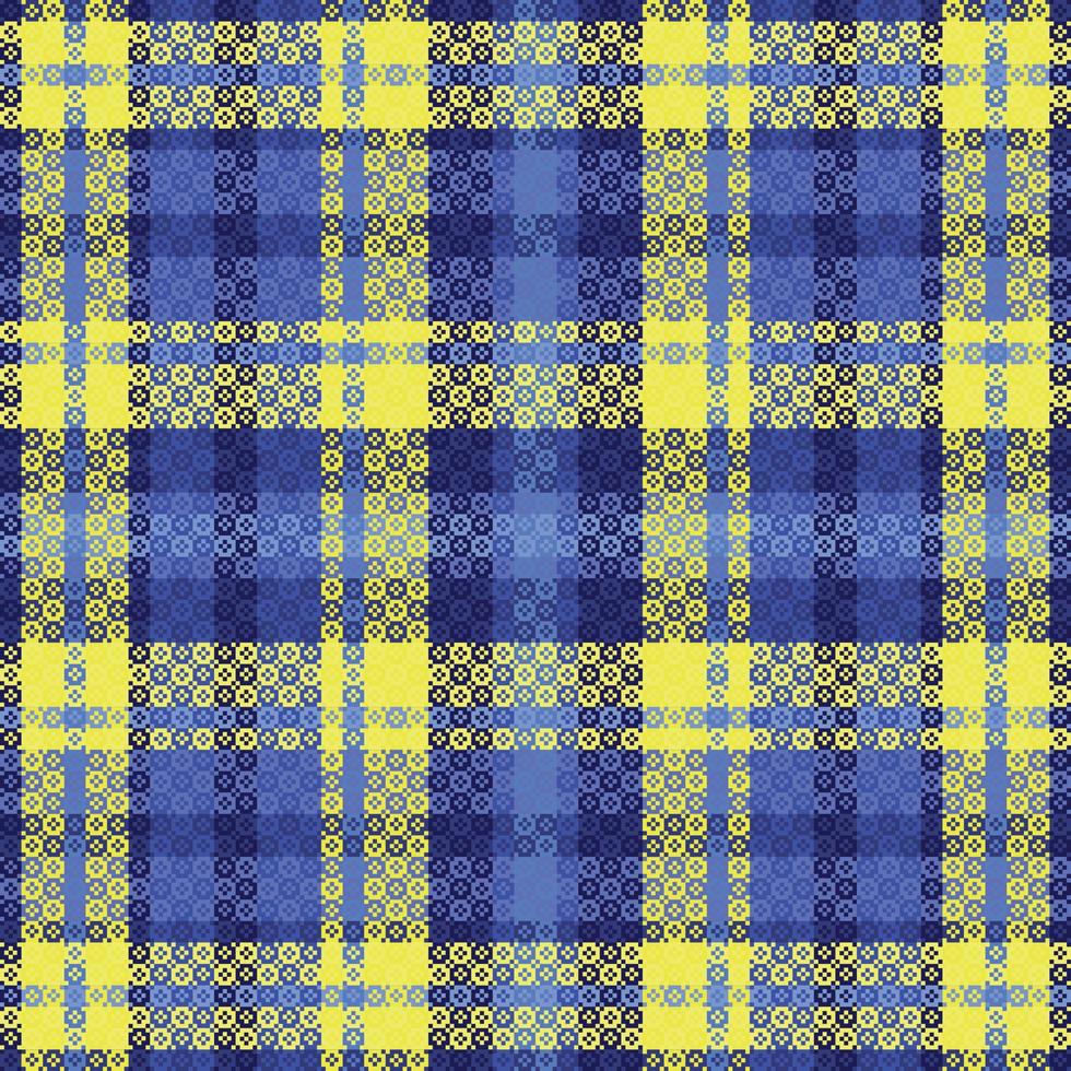 Schotse ruit plaid met nacht kleur patroon. vector