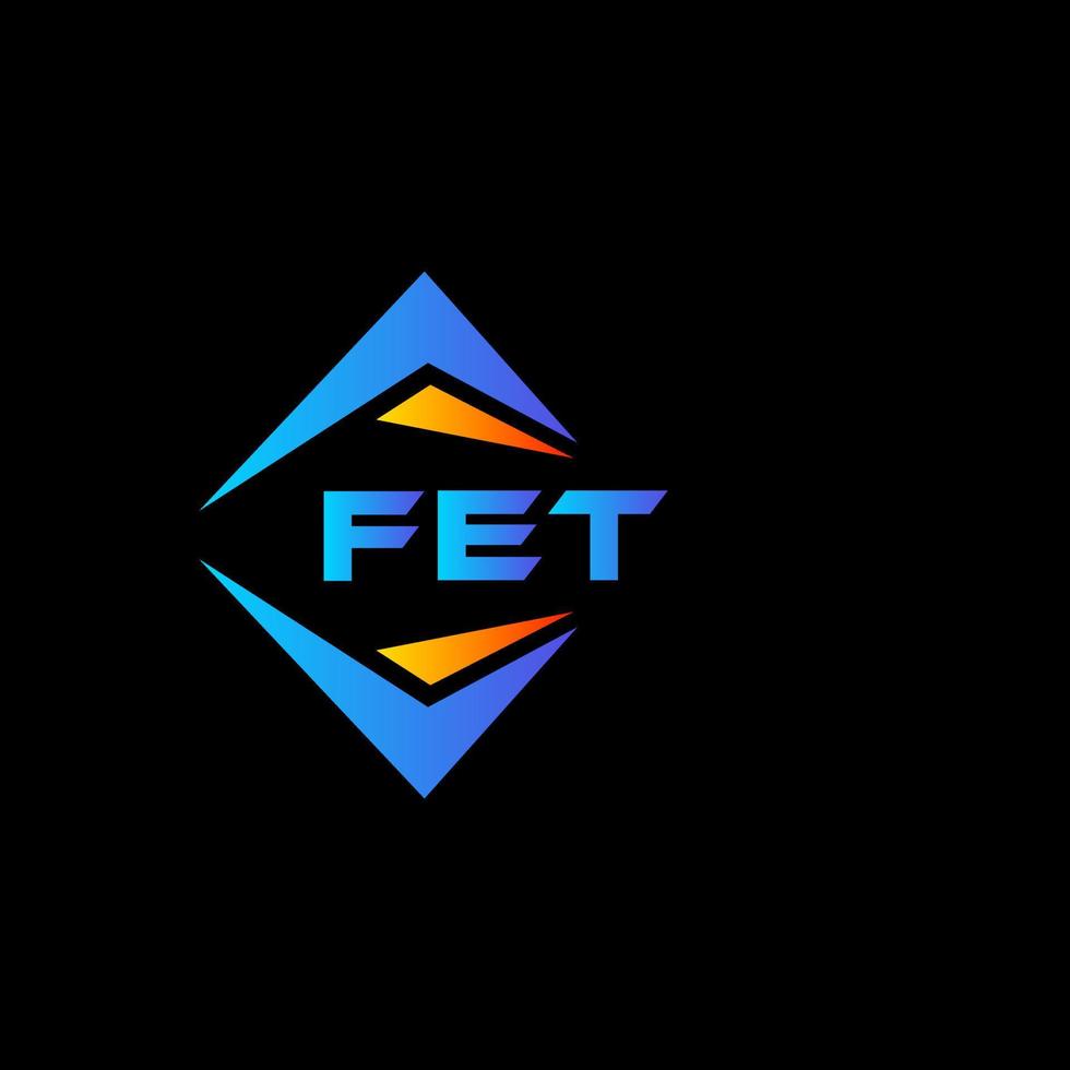 fetisch abstract technologie logo ontwerp Aan wit achtergrond. fetisch creatief initialen brief logo concept. vector