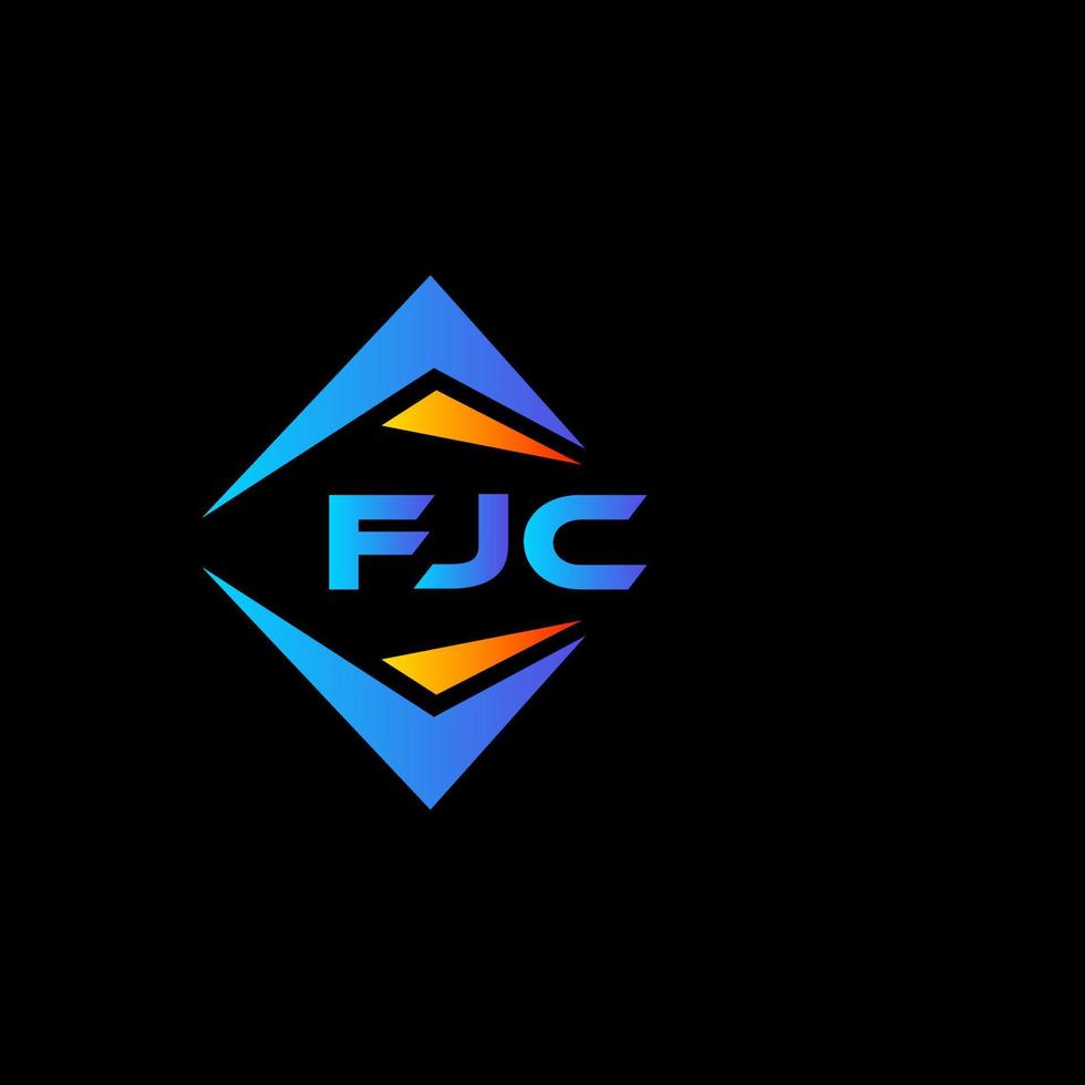 fjc abstract technologie logo ontwerp Aan wit achtergrond. fjc creatief initialen brief logo concept. vector