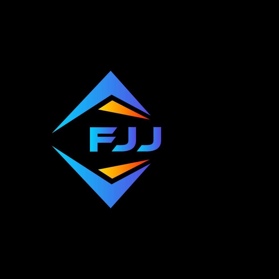 fjj abstract technologie logo ontwerp Aan wit achtergrond. fjj creatief initialen brief logo concept. vector