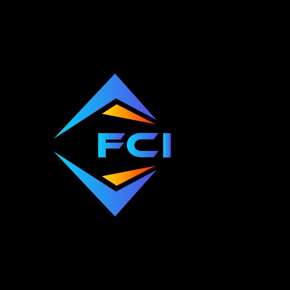 fci abstract technologie logo ontwerp Aan wit achtergrond. fci creatief initialen brief logo concept. vector