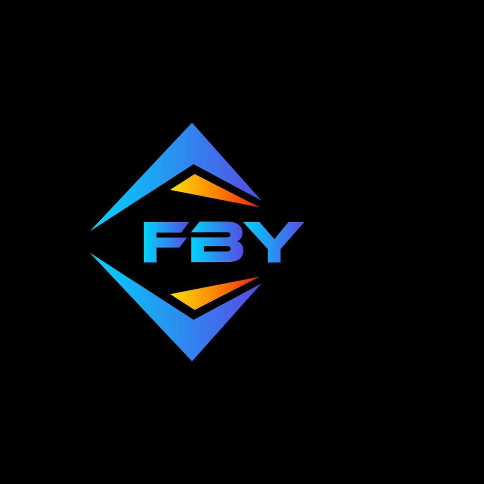 fby abstract technologie logo ontwerp Aan wit achtergrond. fby creatief initialen brief logo concept. vector