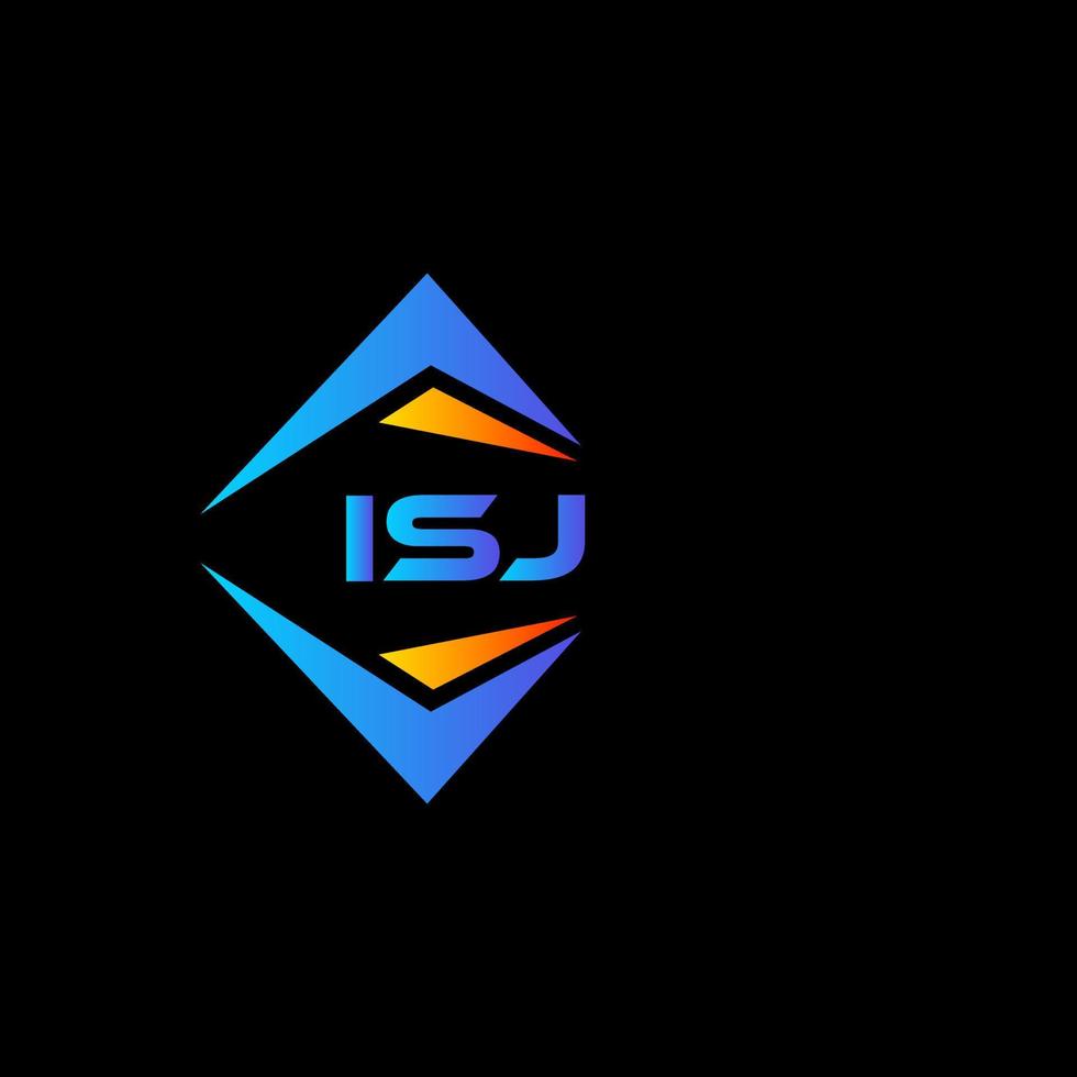 isj abstract technologie logo ontwerp Aan wit achtergrond. isj creatief initialen brief logo concept. vector