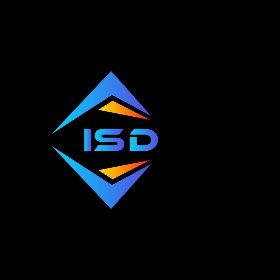 isd abstract technologie logo ontwerp Aan wit achtergrond. isd creatief initialen brief logo concept. vector