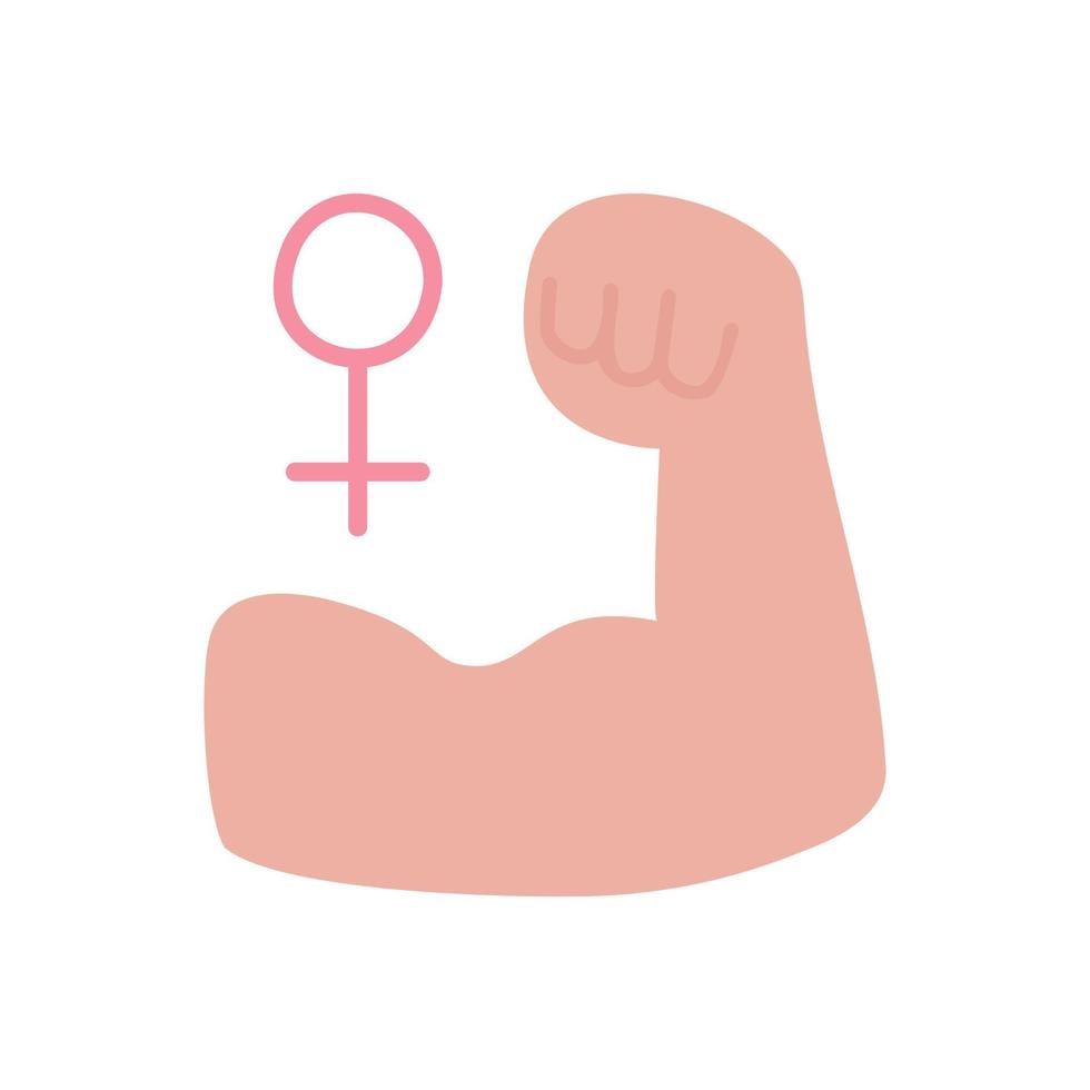 meisje macht citaat. grl pwr slogan. vrouw, feminisme symbolen. vector