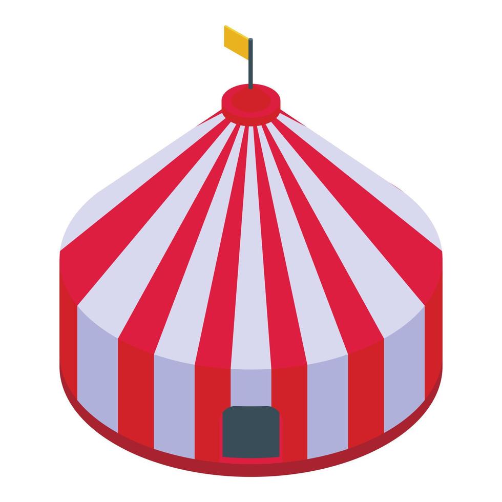 circus tent slang charmeur icoon isometrische vector. Indisch dans vector