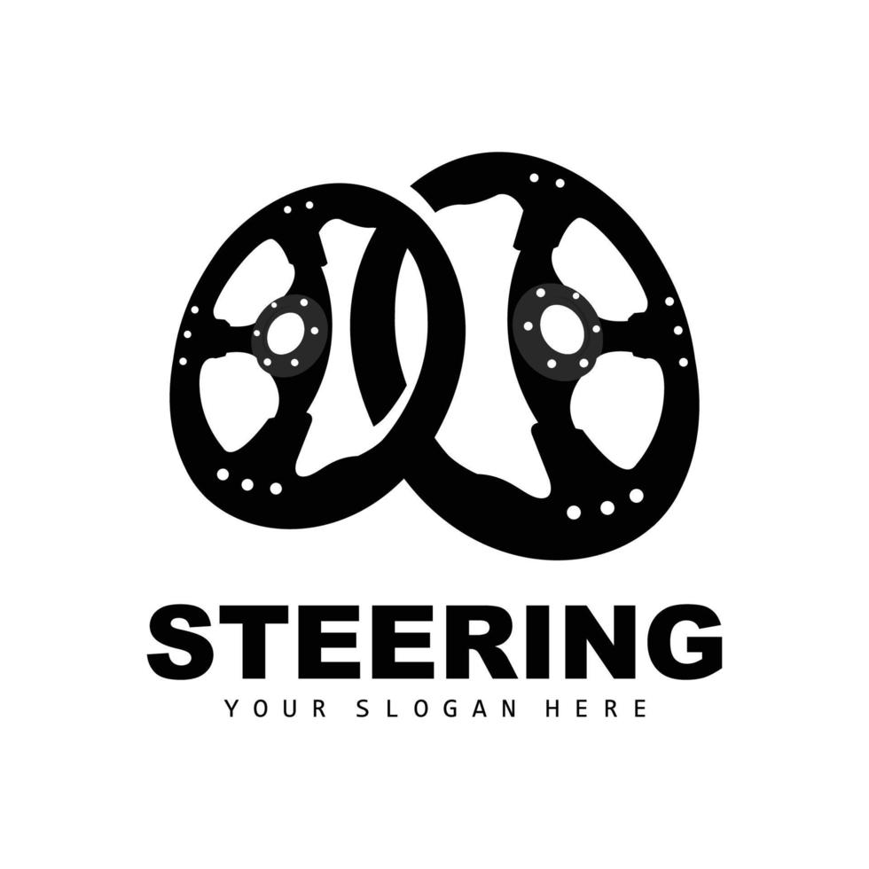 auto stuurinrichting logo, bestuurder vector, vervoer voertuig ontwerp, reparatie, onderhoud, auto garage vector