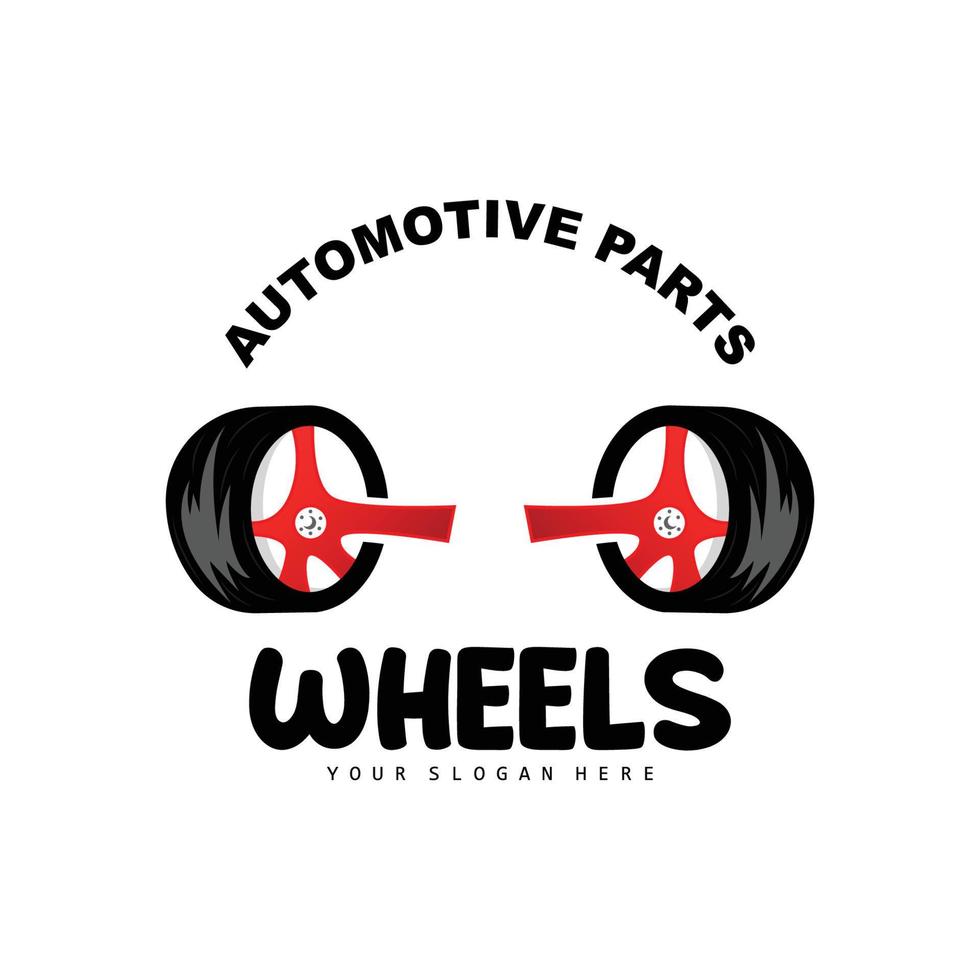 band wiel logo, automotive onderdelen vector, onderhoud werkplaats ontwerp, garage, auto, voertuig, modern gemakkelijk wiel icoon vector