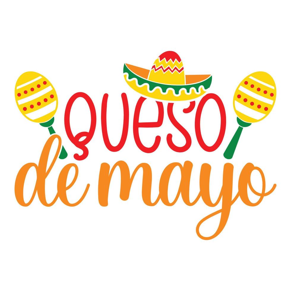 vraag de mayo - cinco de mayo - mei 5, federaal vakantie in Mexico. feest banier en poster ontwerp met vlaggen, bloemen, fecoraties, maracas en sombrero vector