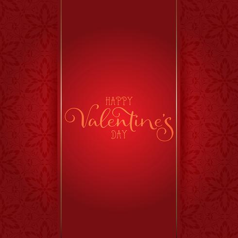 Decoratieve Valentijnsdag achtergrond vector