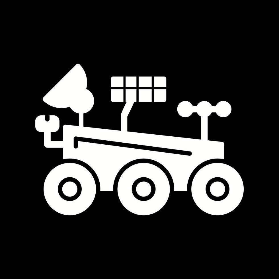 Mars rover vector icoon