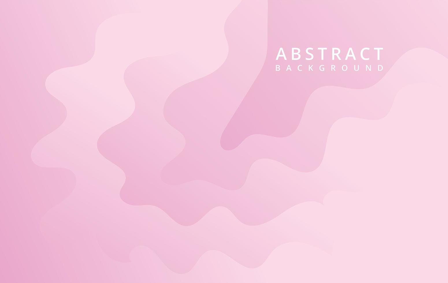 roze achtergrond met abstracte vormen. vector